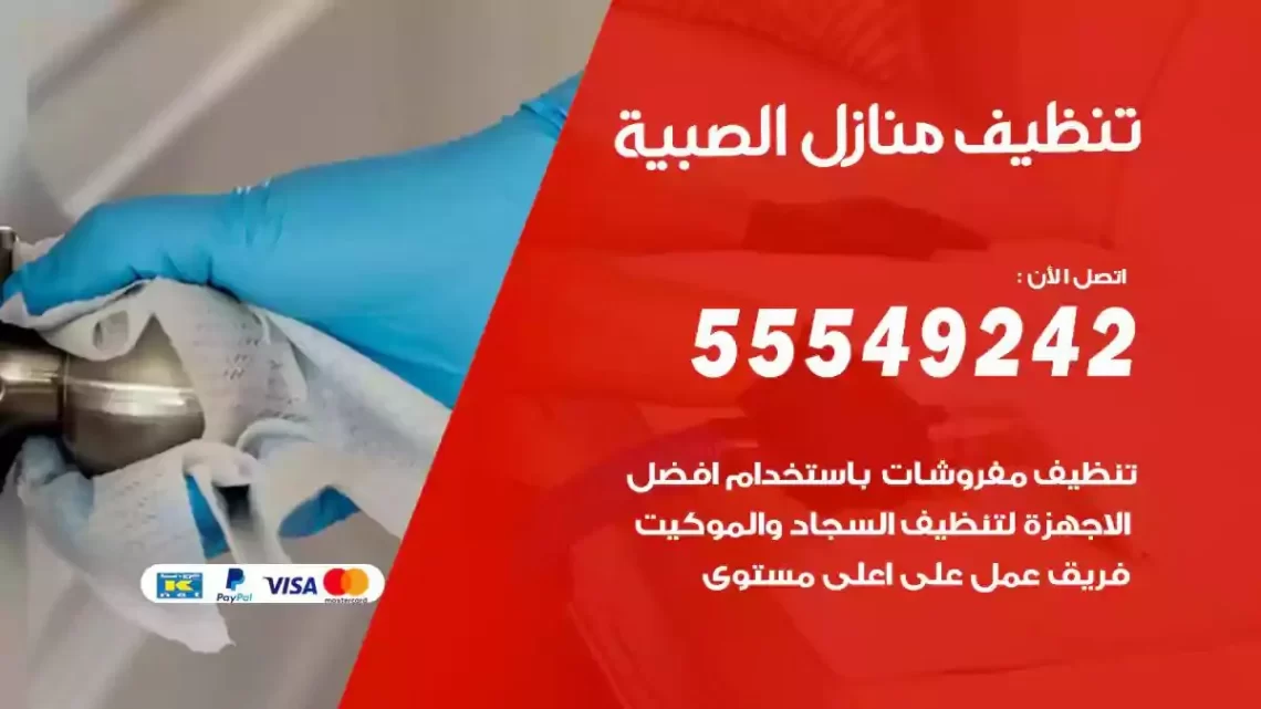 شركة تنظيف وتعقيم منازل الصبية