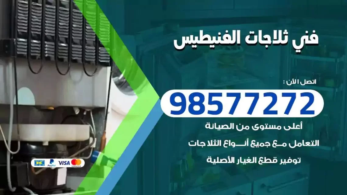 فني صيانة ثلاجات الفنيطيس